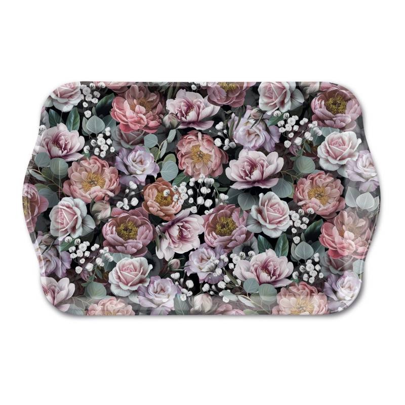 Petit plateau mélaminé Collection Vintage Flowers par Ambiente