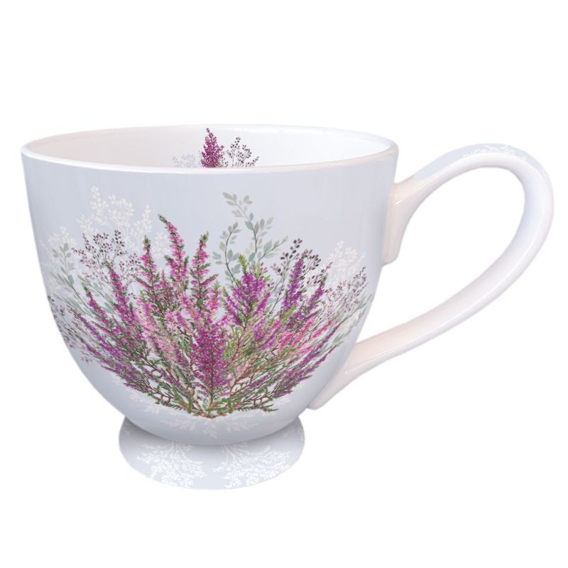 Grande tasse en porcelaine décor bruyère Collection Calluna par Ambiente